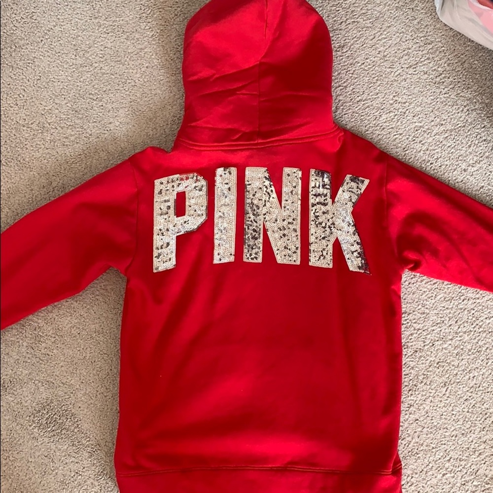 Victoria secret pink Sherpa hoodie